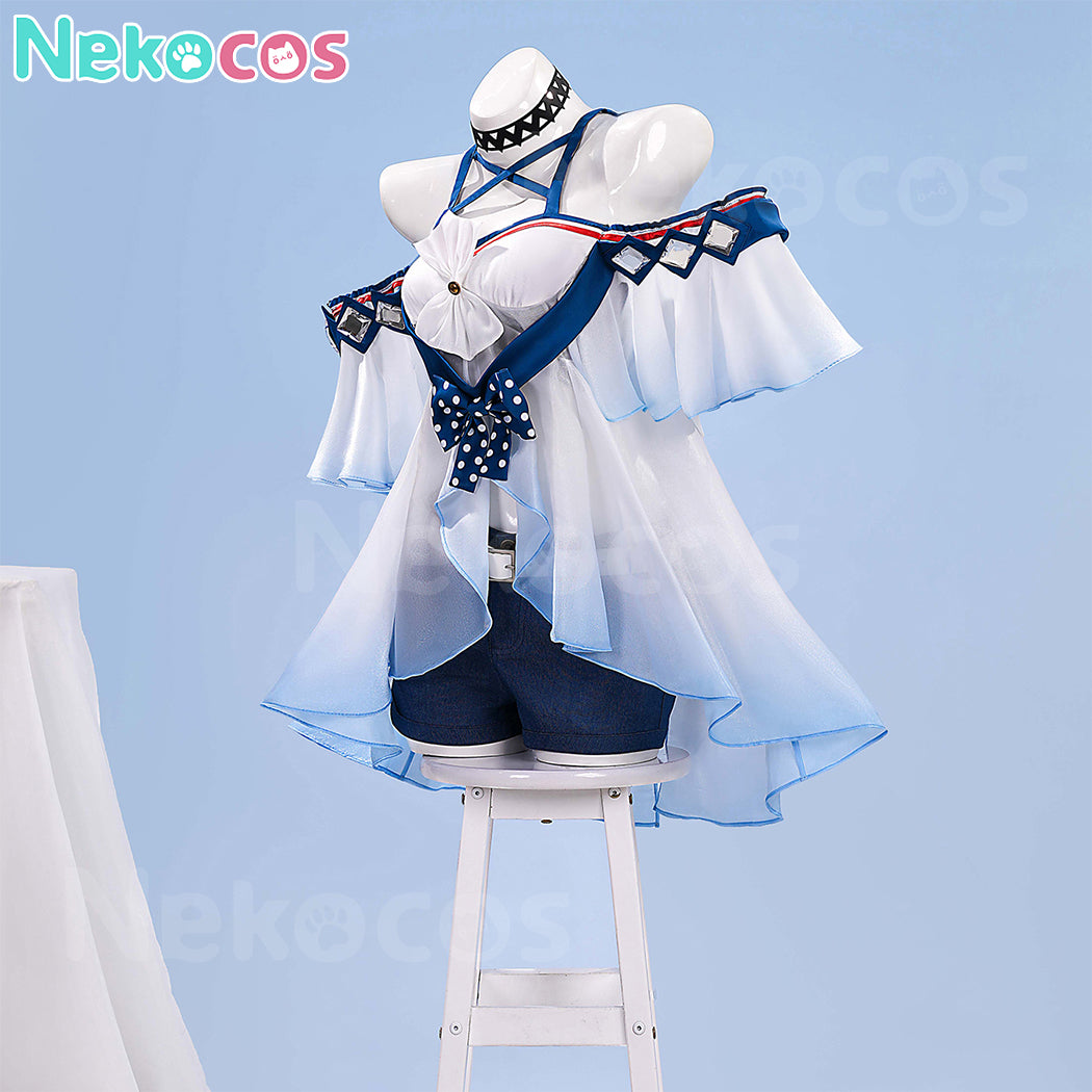 【Nekocos】Game Arknights Cosplay Skadi Swimsuit Cosplay Costume Premium Edition | Custom-Tailor