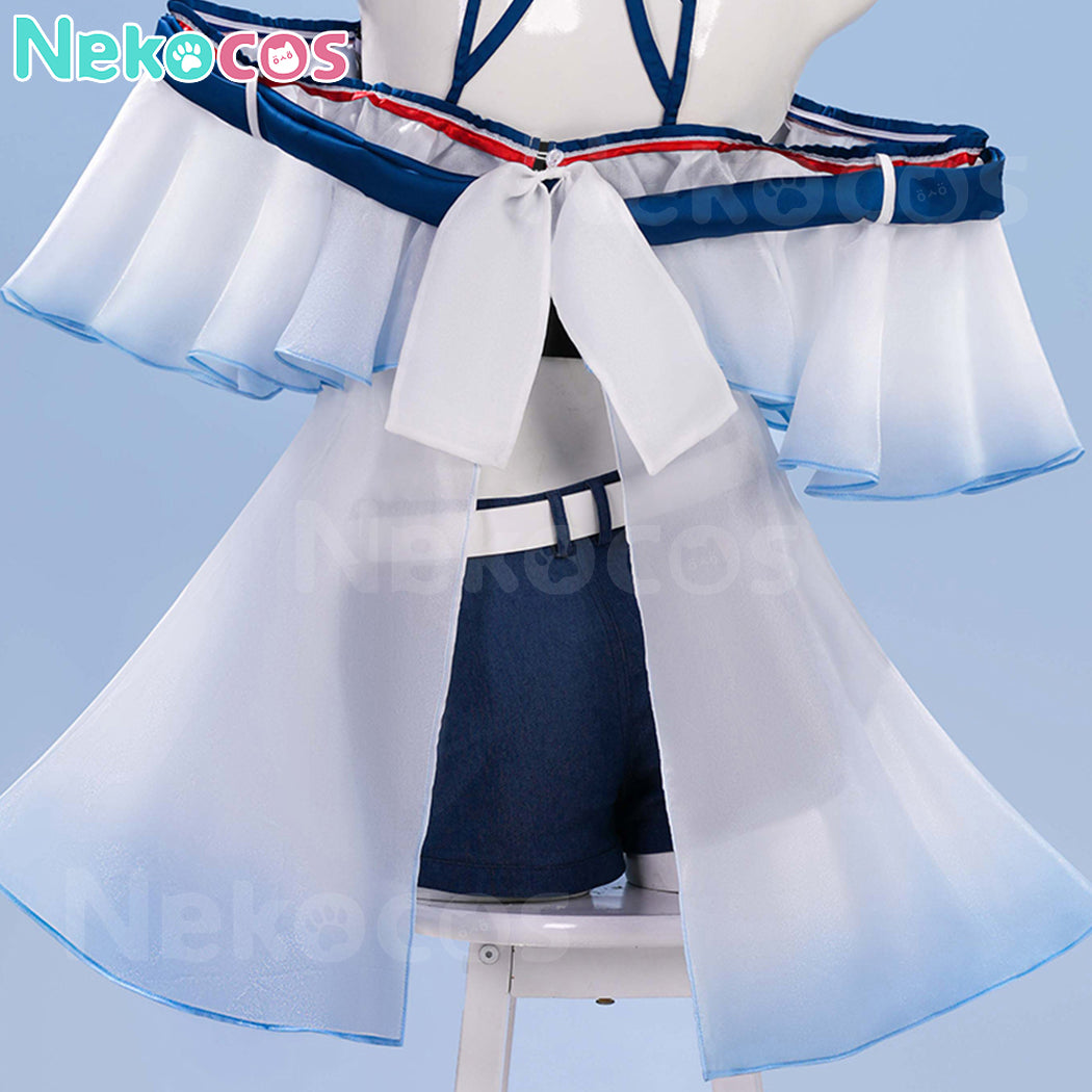 【Nekocos】Game Arknights Cosplay Skadi Swimsuit Cosplay Costume Premium Edition | Custom-Tailor