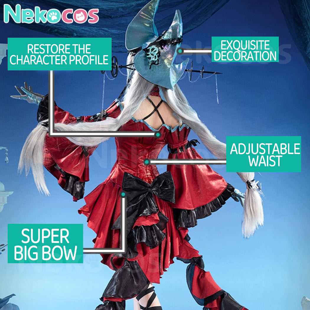 【Nekocos】Game Arknights Cosplay Skadi the Corrupting Heart Cosplay Costume Premium Edition | Pre-Sale