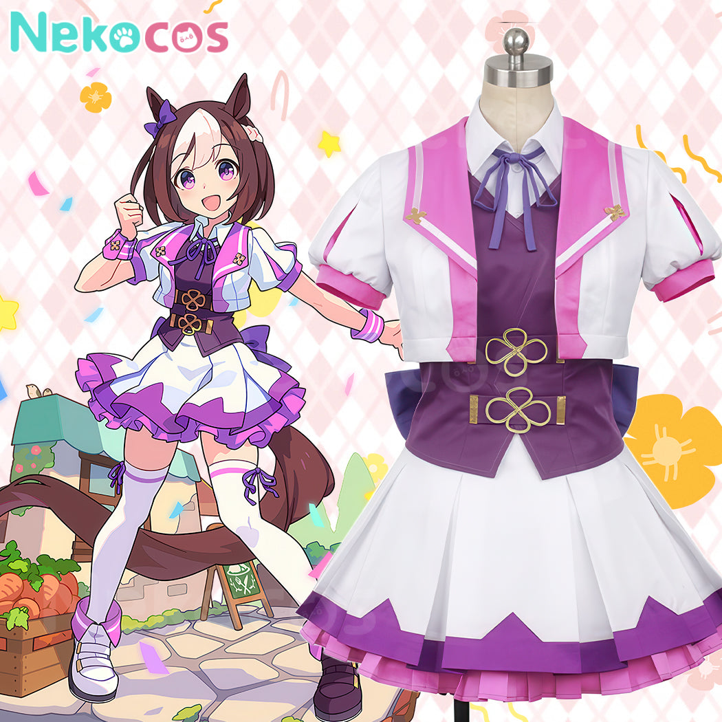 【Nekocos】Game Uma Musume Pretty Derby Cosplay Special week Cosplay Costume | Pre-Sale