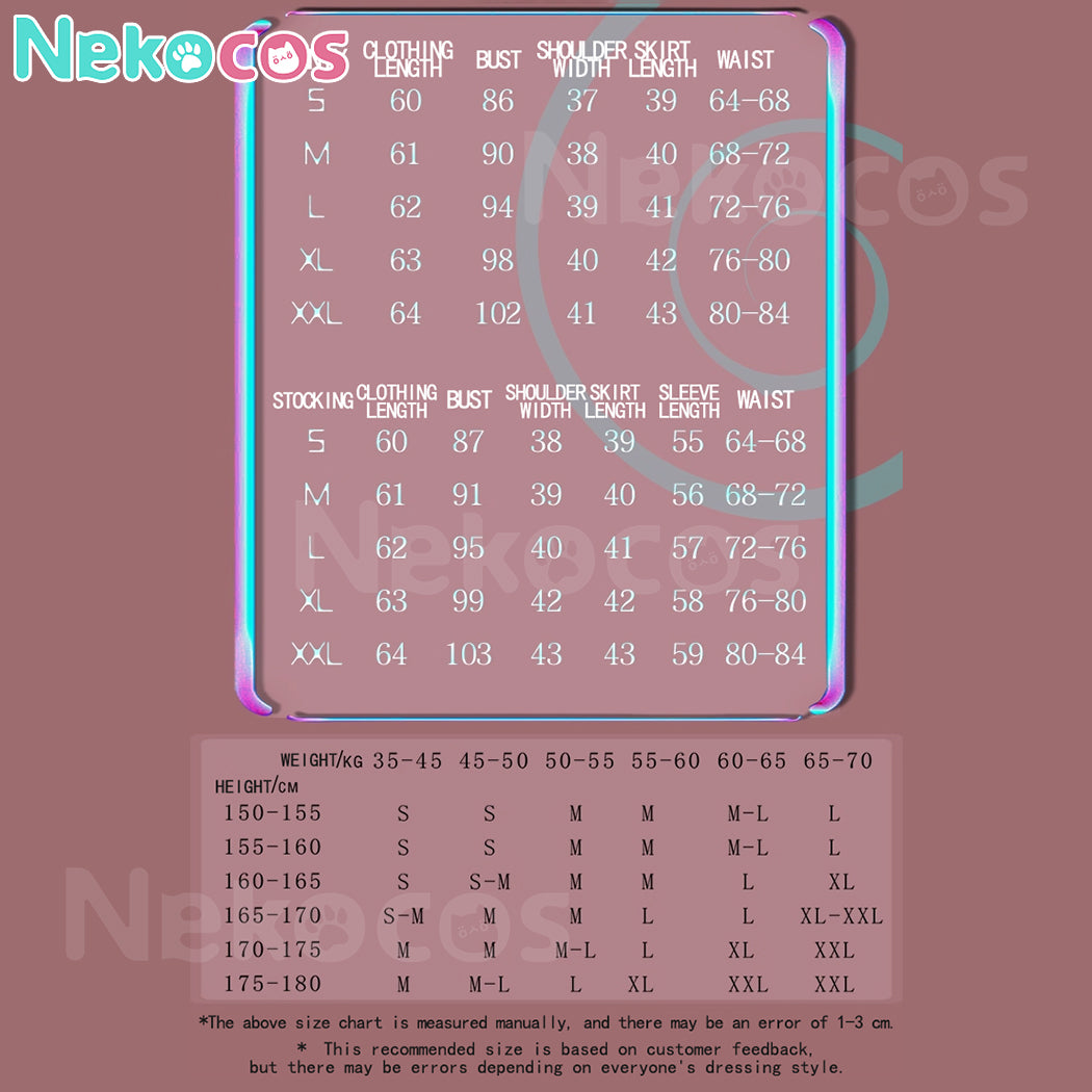 【Nekocos】Anime Panty & Stocking with Garterbelt Cosplay Panty & Stocking Cosplay Costume | In Stock