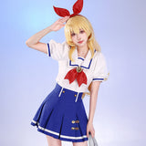 【Nekocos】Anime Aikatsu! Cosplay Summer school uniform Cosplay Costume Premium Edition | In Stock