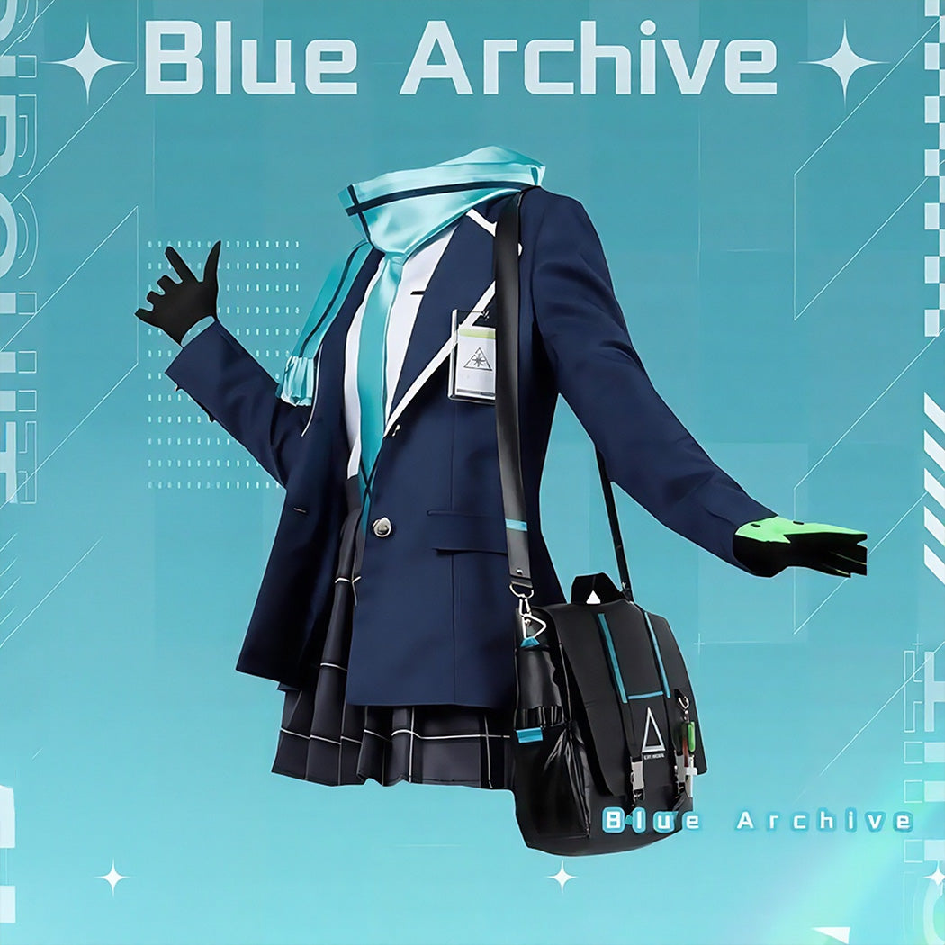 【Nekocos】Game Blue Archive Cosplay Shiroko Sunaookami Cosplay Costume | In Stock