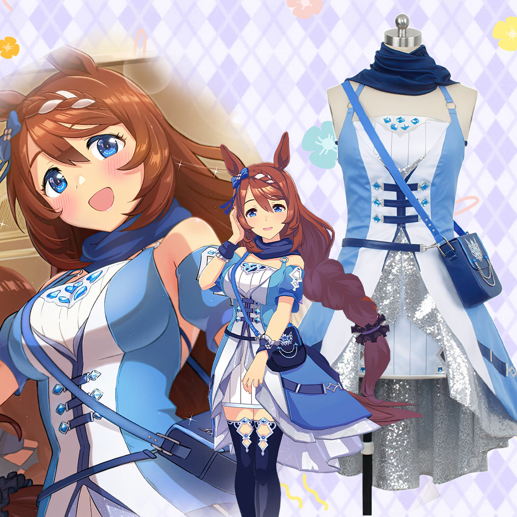 【Nekocos】Game Uma Musume Pretty Derby Cosplay Super Creek Cosplay Costume | Pre-Sale