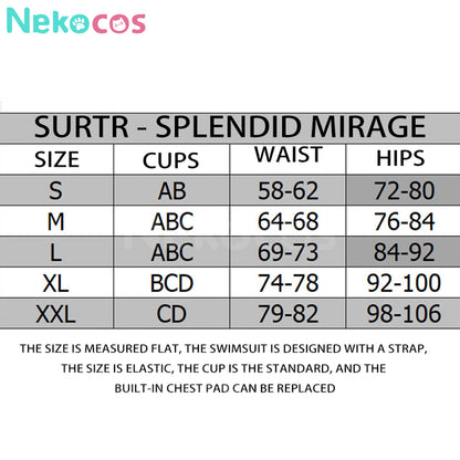 【Nekocos】Game Arknights Cosplay Surtr Swimsuit Cosplay Costume Premium Edition | Pre-Sale