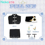 【Nekocos】Anime Cardcaptor Sakura Cosplay Syaoran Li Black And White Suit Cosplay Costume | Custom-TailorAnime,Cardcaptor Sakura,Costume