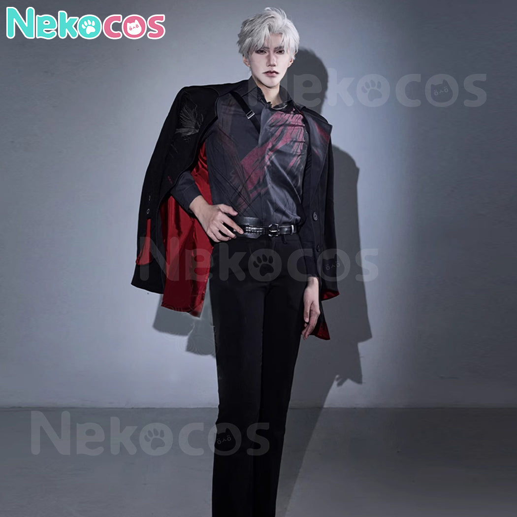 【Nekocos】Game Love and Deepspace Cosplay Sylus Crimson Veil Cosplay Costume | In Stock