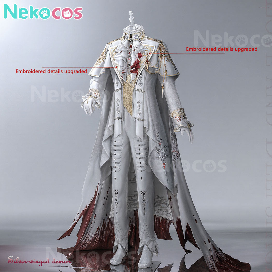 【Nekocos】Game Love and Deepspace Cosplay Sylus Silverwing Fiend Cosplay Costume Premium Edition | Custom-Tailor