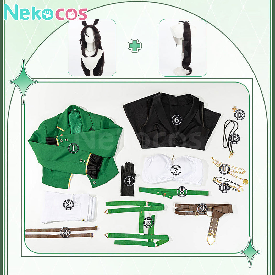 【Nekocos】Game Uma Musume Pretty Derby Cosplay Symboli Rudolf‌ Cosplay Costume | Custom-Tailor