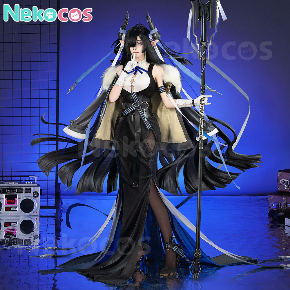 【Nekocos】Game Arknights Cosplay The Northwind Witch Cosplay Costume Premium Edition | In Stock