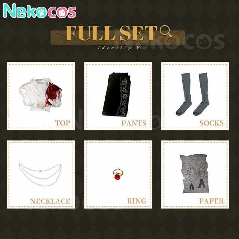 【Nekocos】Game Identity Ⅴ Cosplay The Photographer Cosplay Costume Premium Edition | Custom-Tailor