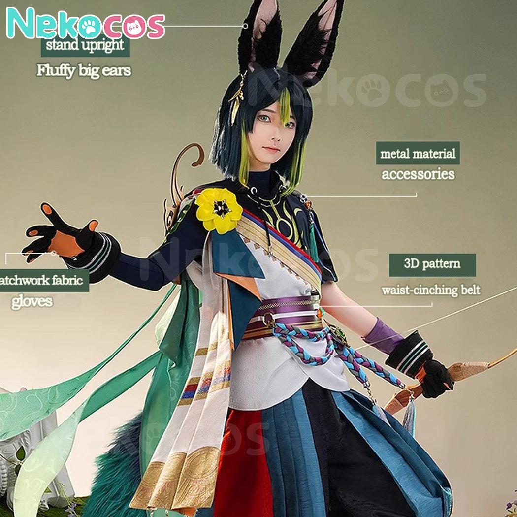 【Nekocos】Game Genshin Impact Cosplay Tighnari Cosplay Costume Premium Edition | In Stock