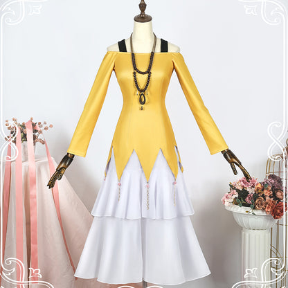 【Nekocos】Anime Shugo Chara! Cosplay Tsukiyomi Utau Yellow Everyday  Cosplay Costume | Pre-Sale