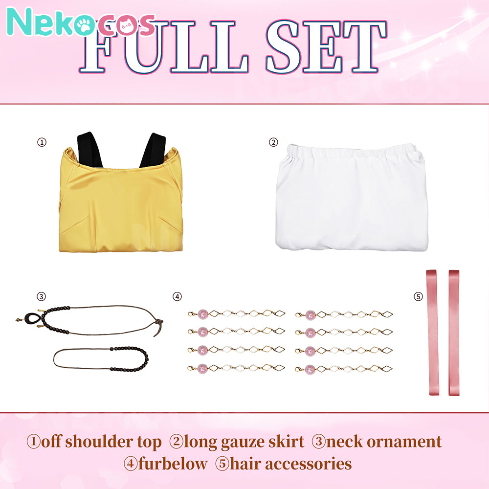 【Nekocos】Anime Shugo Chara! Cosplay Tsukiyomi Utau Yellow Everyday  Cosplay Costume | Pre-Sale