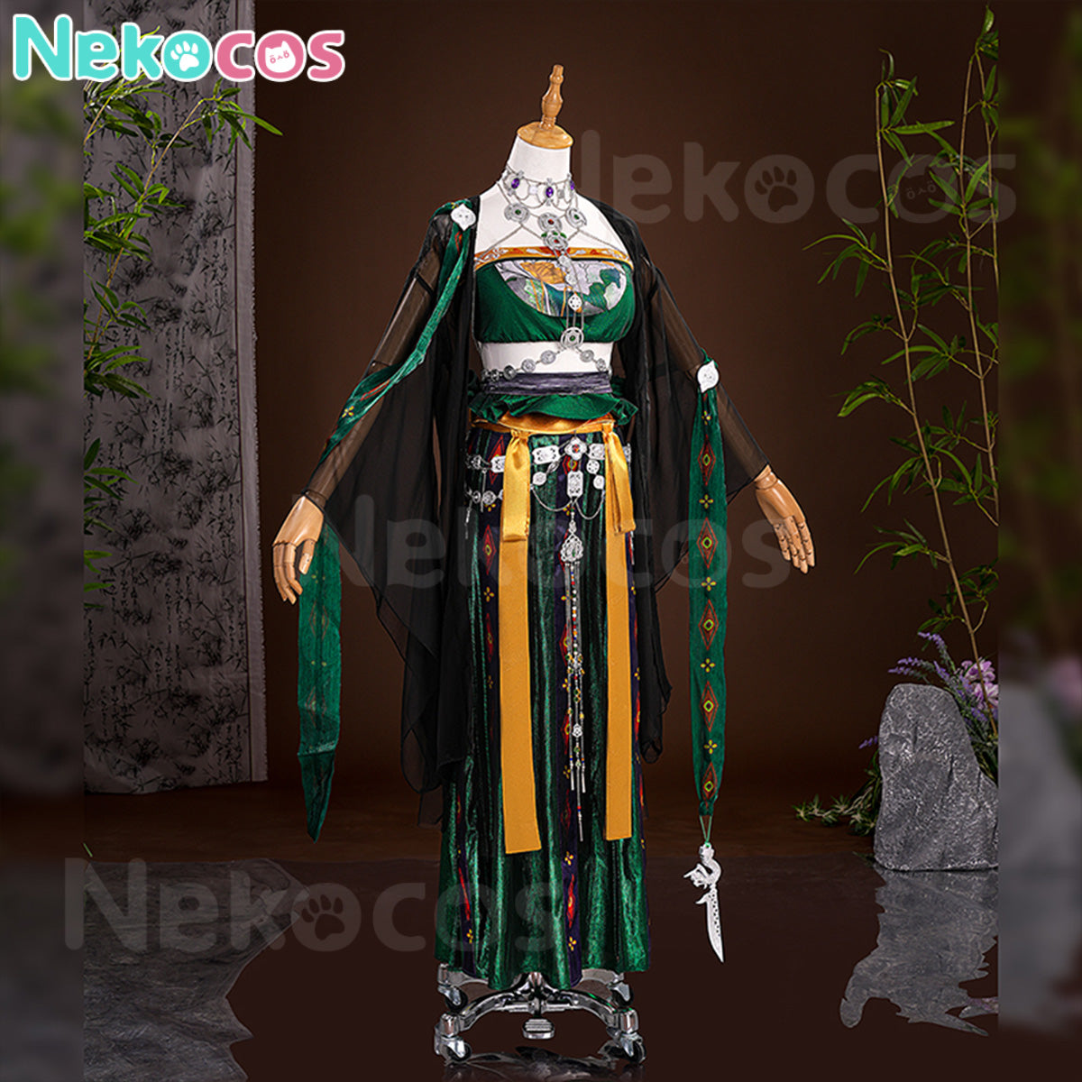 【Nekocos】Game Where Winds Meet Cosplay Velvet Shade Cosplay Costume | Custom-Tailor