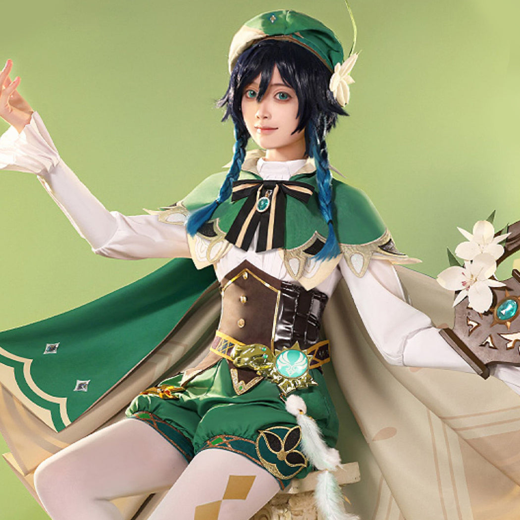 【Nekocos】Game Genshin Impact Cosplay Venti CosplayCostume Premium Edition | In Stock