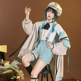 【Nekocos】Game Genshin Impact Cosplay Child Venti Cosplay Costume Premium Edition | In Stock