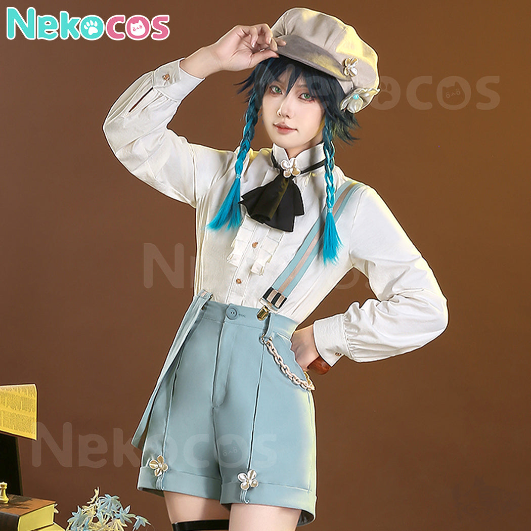 【Nekocos】Game Genshin Impact Cosplay Child Venti Cosplay Costume Premium Edition | In Stock