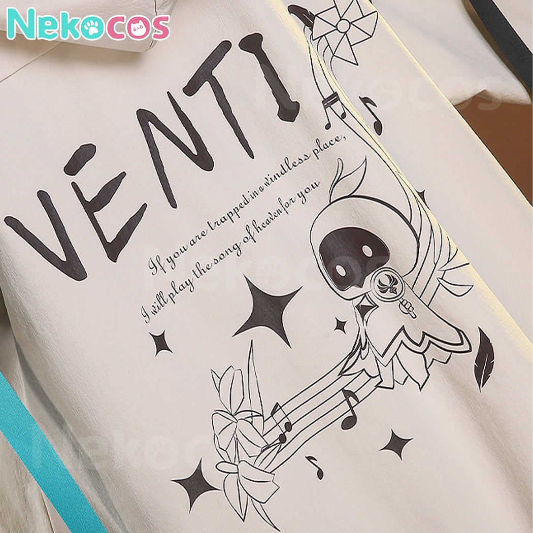 【Nekocos】Game Genshin Impact Cosplay Child Venti Cosplay Costume Premium Edition | In Stock