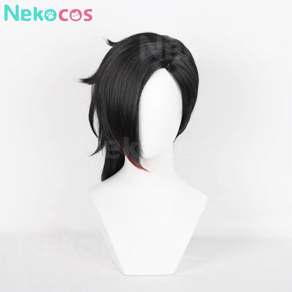 【Nekocos】Game League of Legends Arcane 2 Cosplay Vi Black Cosplay Wig | In Stock