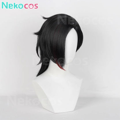 【Nekocos】Game League of Legends Arcane 2 Cosplay Vi Black Cosplay Wig | In Stock