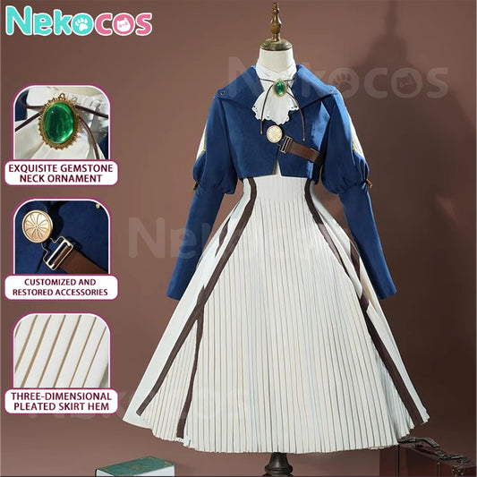 【Nekocos】Anime Violet Evergarden Cosplay Violet Evergarden Cosplay Costume | In Stock