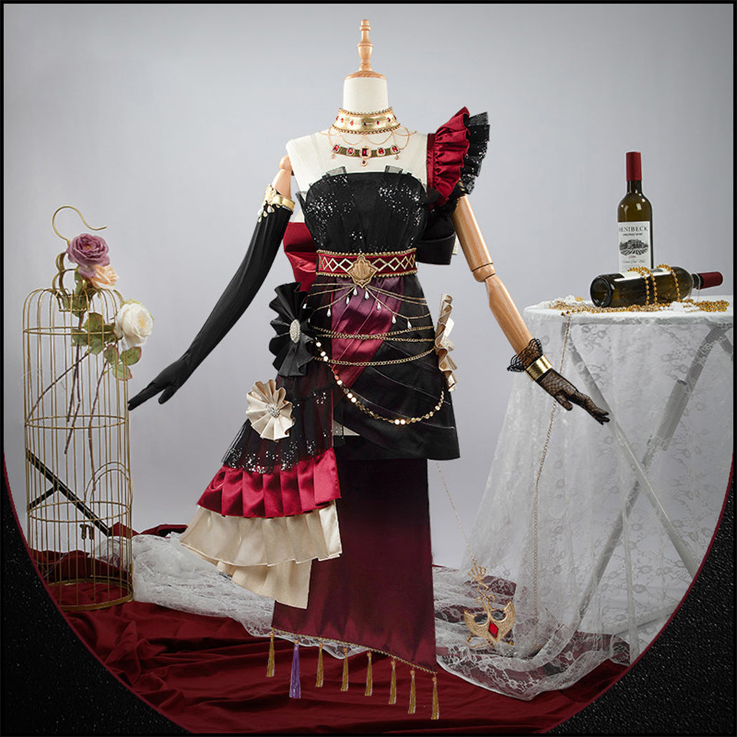 【Nekocos】Game Uma Musume Pretty Derby Cosplay Arc de Triomphe Dress Gold Ship Cosplay Costume | Custom-Tailor