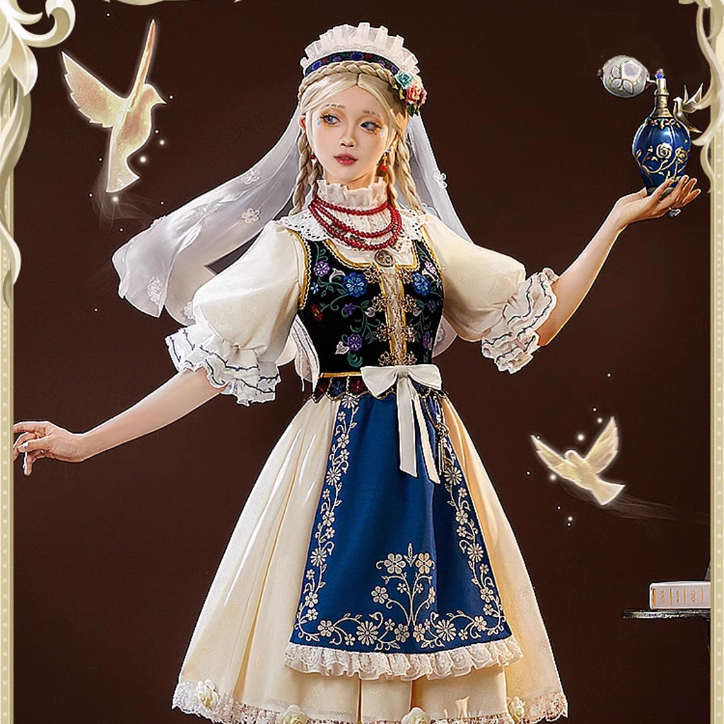 【Nekocos】Game Identity Ⅴ Cosplay Dove-like Judith Cosplay Costume Premium Edition | In Stock