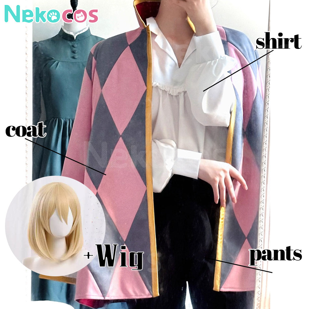 【Nekocos】Anime Cosplay Howl Cosplay Costume Premium Edition