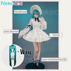 【Nekocos】Vocaloid Cosplay Hatsune Vintage Doll Cosplay Costume | In StockCostume,Hatsune Miku