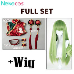 【Nekocos】Anime Cosplay C.C. Cheongsam Cosplay Costume | In StockAnime,Code Geass,Costume