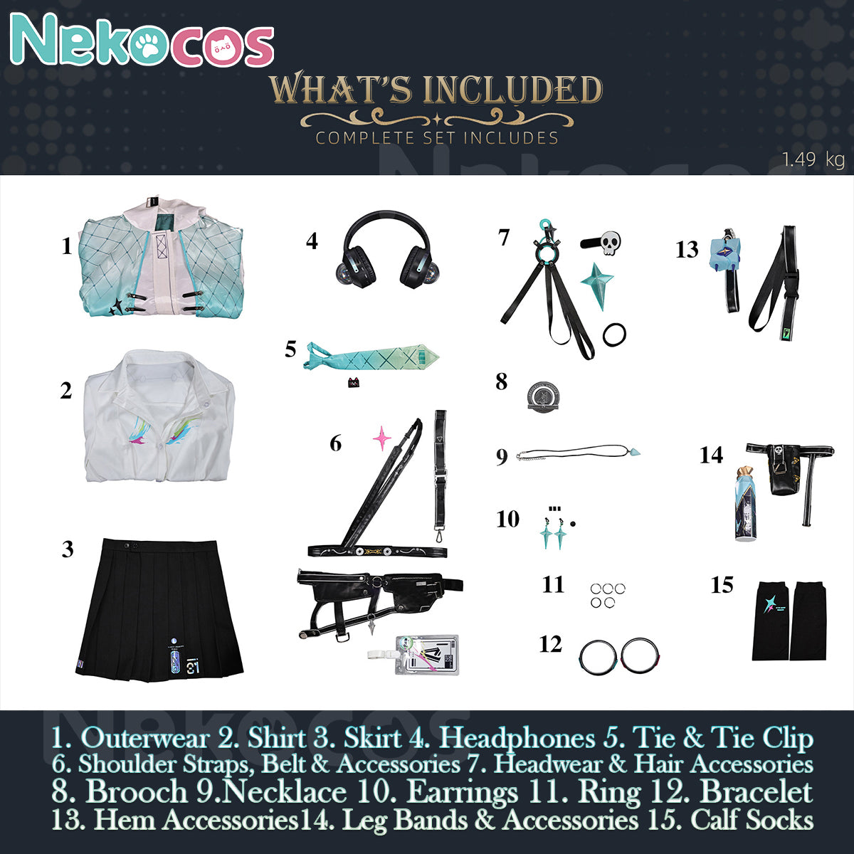 【Nekocos】Game Wuthering Waves Cosplay Lynae Cosplay Costume | Custom-Tailor