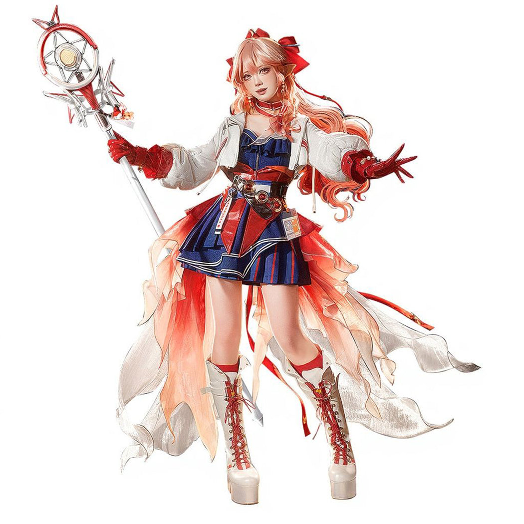 【Nekocos】Game Arknights Cosplay Haruka Cosplay Costume Premium Edition | Custom-Tailor