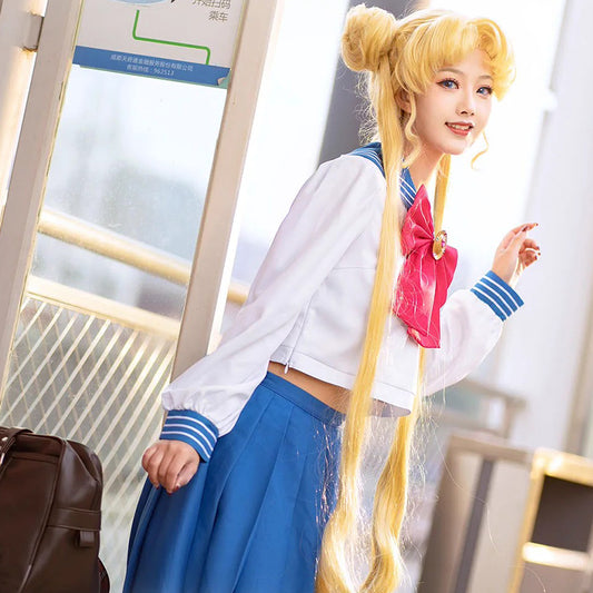 【Nekocos】Anime Sailor Moon Cosplay Sailor Moon Usagi Tsukino Uniform Cosplay Costume | In Stock