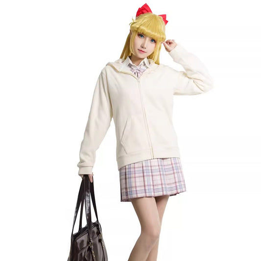 【Nekocos】Anime Sailor Moon Cosplay Sailor Venus Minako Aino Zipper Hoodie Cosplay Costume | In Stock