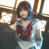 【Nekocos】Anime Sailor Moon SuperS Cosplay Sailor Saturn Hotaru Tomoe Battle Suit Cosplay Costume Premium Edition | In Stock