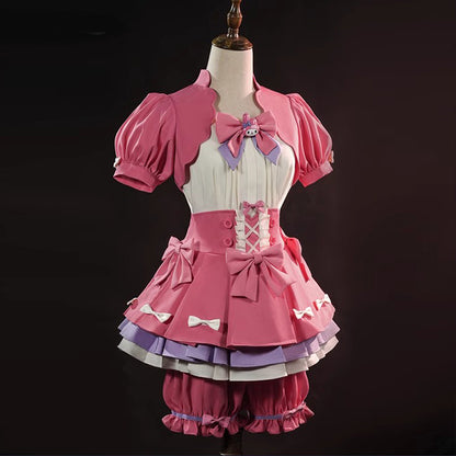【Nekocos】Game Identity Ⅴ Cosplay Cheerleader Lily Barriere x Sanrio Characters Crossover II Cosplay Costume Plus Size | Pre-Sale