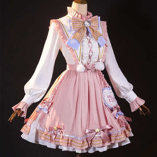 【Nekocos】Game Identity V Cosplay Hello Kitty Dream Gardener Emma Woods Cosplay Costume | Pre-Sale