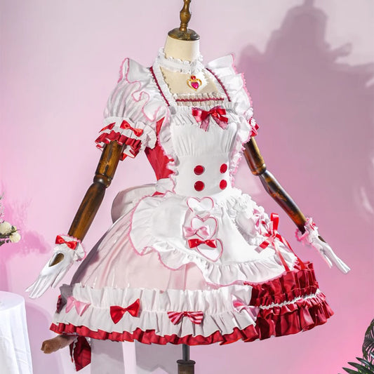 【Nekocos】Game Arknights Cosplay Goldenglow Cosplay Costume | In Stock