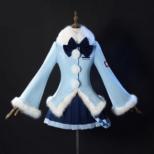 【Nekocos】Vocaloid Hatsune Miku Cosplay Snow Miku Cosplay Costume | Pre-Sale