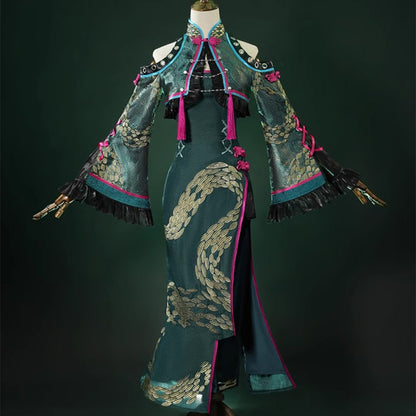【Nekocos】Vocaloid Hatsune Miku Cosplay Chinese cheongsam Cosplay Costume Premium Edition | Pre-Sale
