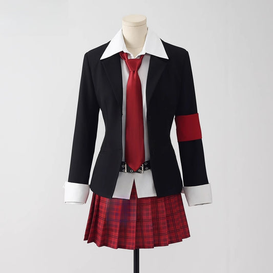 【Nekocos】Anime Shugo Chara! Cosplay Seiyo Academy Hinamori Amu Cosplay Costume | In Stock