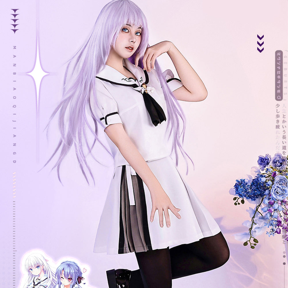 【Nekocos】Game Summer Pockets Cosplay Naruse Shiroha&Sorakado Ao Cosplay Costume | In Stock