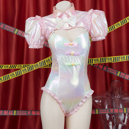 【Nekocos】Game Needy Streamer Overload Cosplay KAnge Swimsuit Cosplay Costume | In Stock