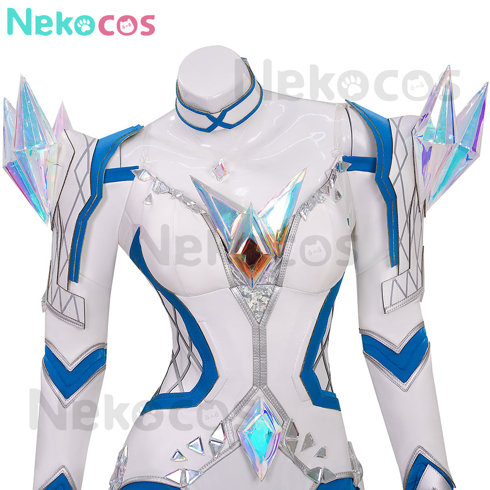 【Nekocos】Game Rivals White Queen Emma Grace Frost Cosplay Costume | Custom-Tailor