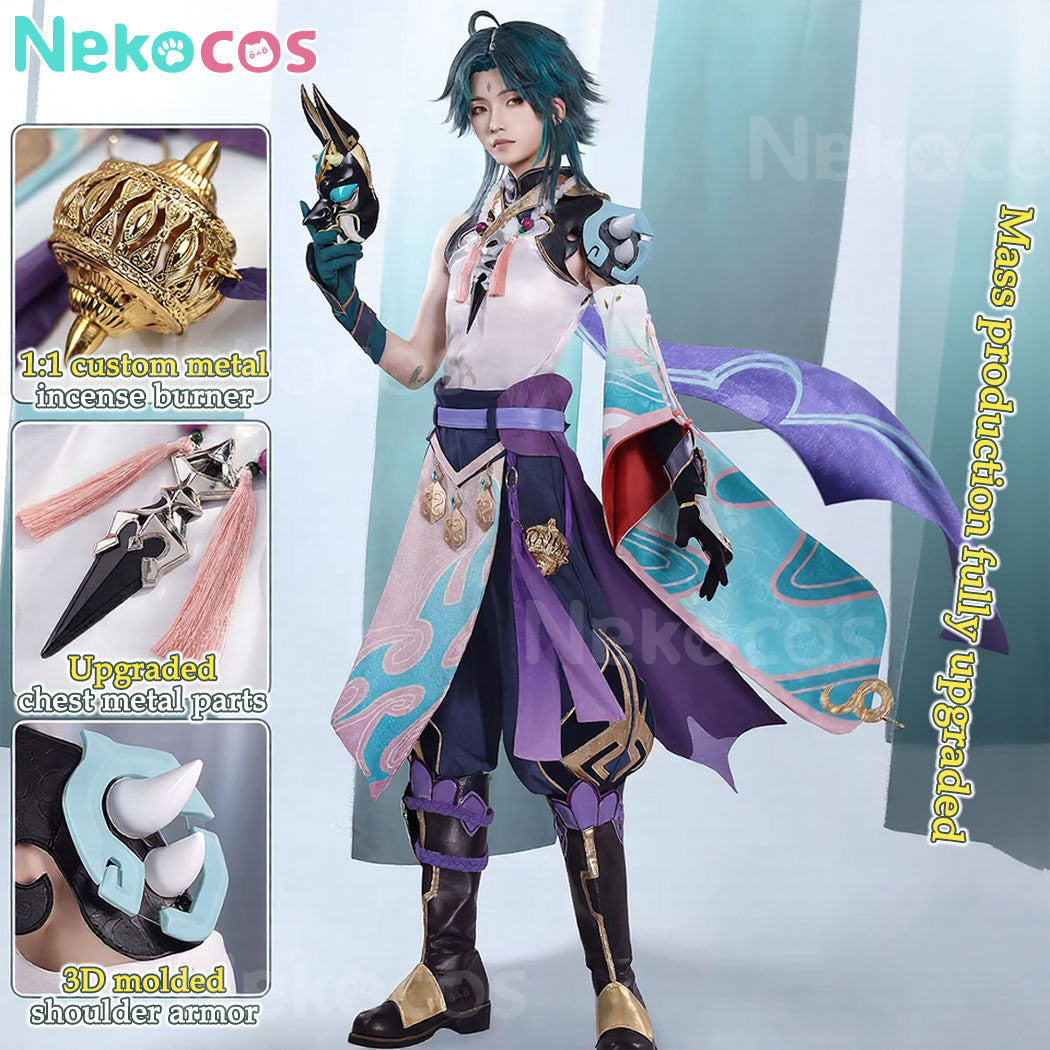 【Nekocos】Game Genshin Impact Cosplay Xiao Cosplay Costume Premium Edition | In Stock