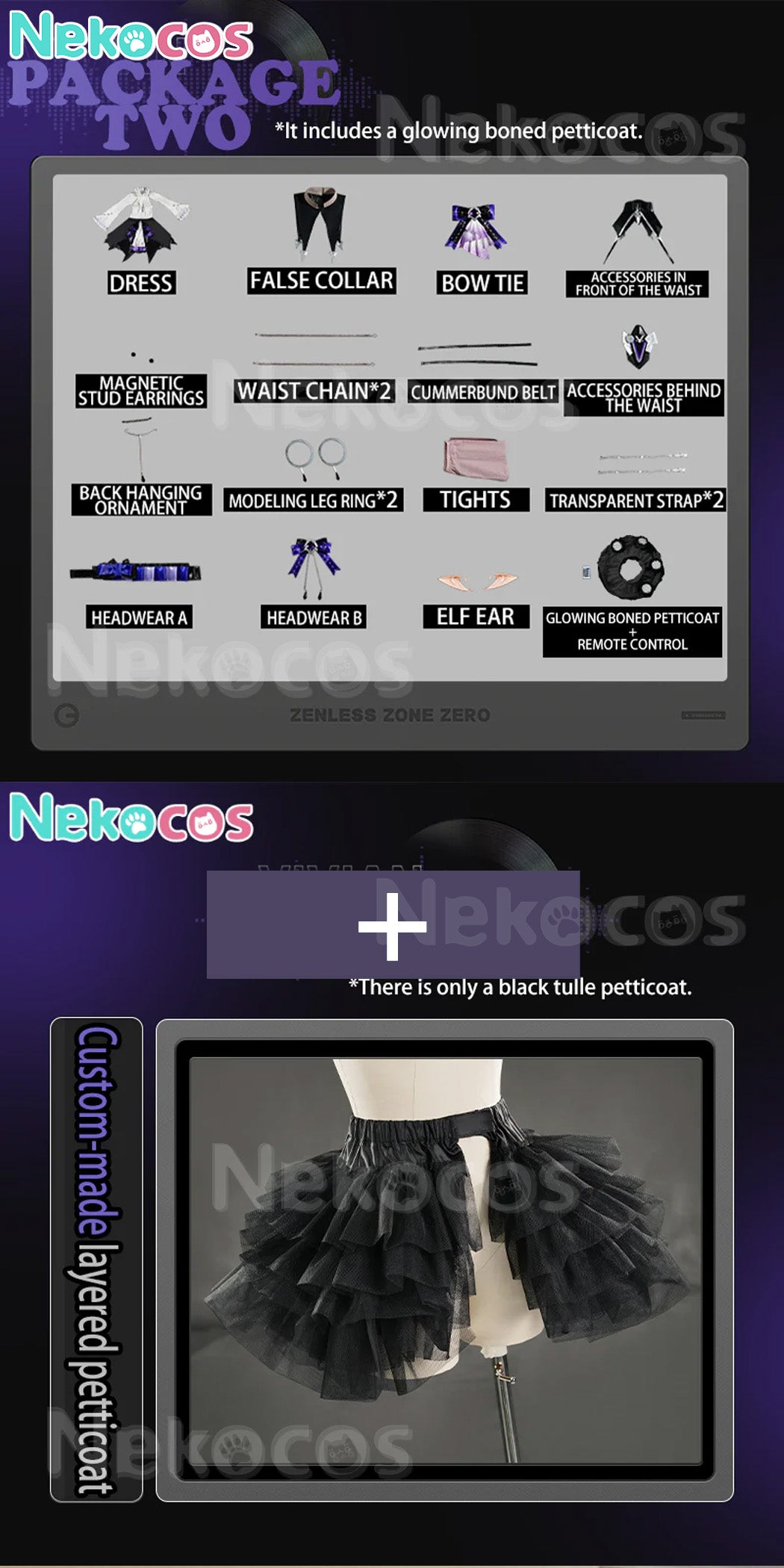 【Nekocos】Game Zenless Zone Zero Cosplay Vivian Cosplay Costume Premium Edition | In Stock