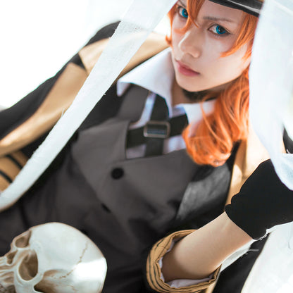 【Nekocos】Anime Bungo Stray Dogs Cosplay Yinweilai Cosplay Male Costume | In Stock