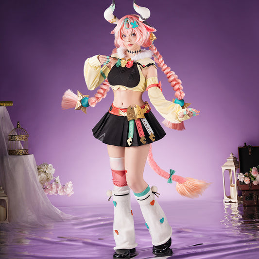 【Nekocos】Game Genshin Impact Cosplay Varesa Cosplay Costume Premium Edition | In Stock