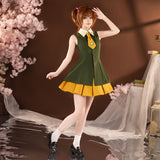 【Nekocos】Anime Cardcaptor Sakura Cosplay Kinomoto Sakura Hong Kong Trip Cosplay Costume Premium Edition | In Stock